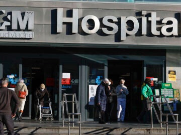 Entrada del hospital La Paz en Madrid