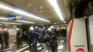 Agresión Metro Barcelona