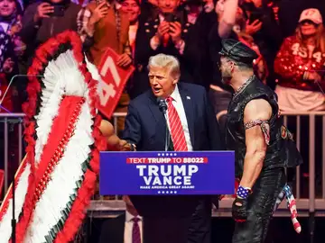 Donald Trump en el 'mitin de la vistoria' Donald Trump en el 'mitin de la vistoria'