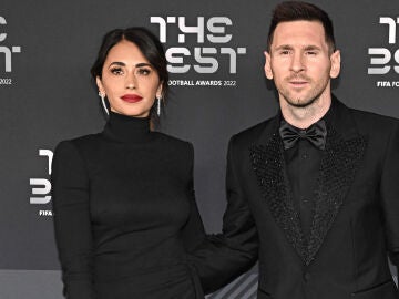 Antonela Roccuzzo y Leo Messi
