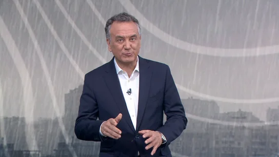 Roberto Brasero da la previsión de lluvia Roberto Brasero da la previsión de lluvia
