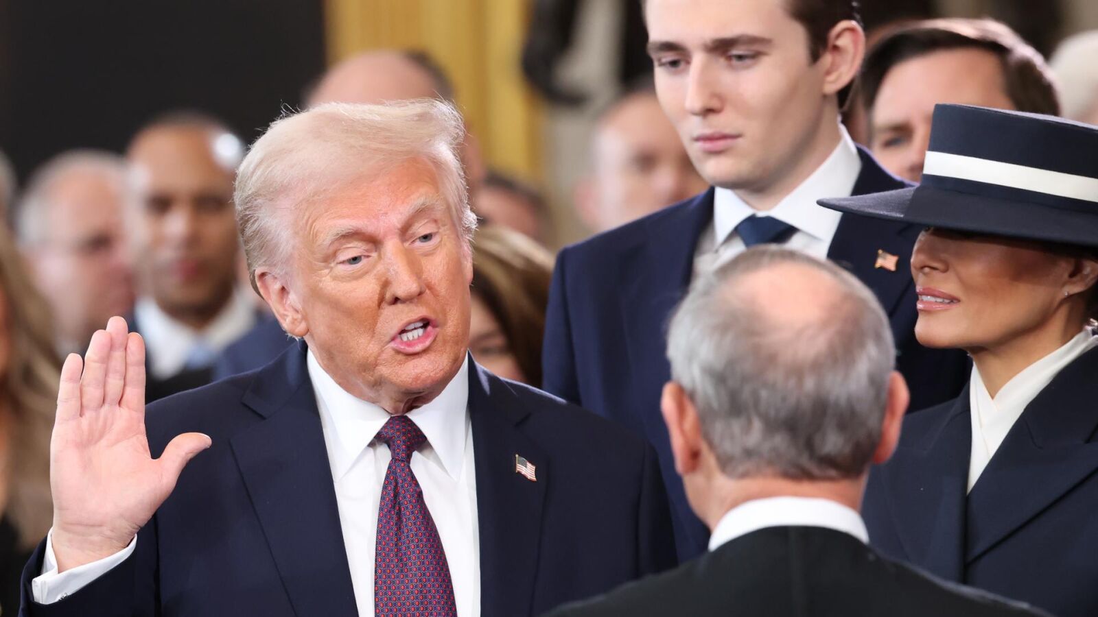 Donald Trump, tras jurar su cargo: 