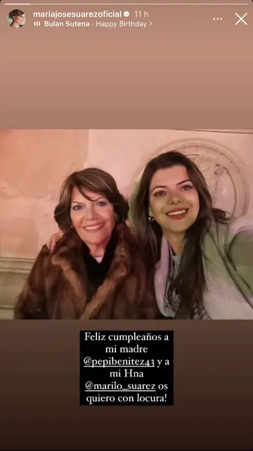 Historia de @mariajosesuarezoficial Historia de @mariajosesuarezoficial