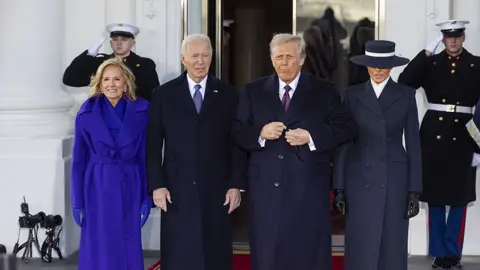 Melania y Donald Trump en la investidura del 20 de enero de 2025 Melania y Donald Trump en la investidura del 20 de enero de 2025