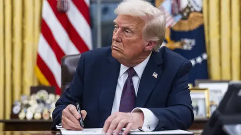 Trump en la toma de posesión Trump en la toma de posesión