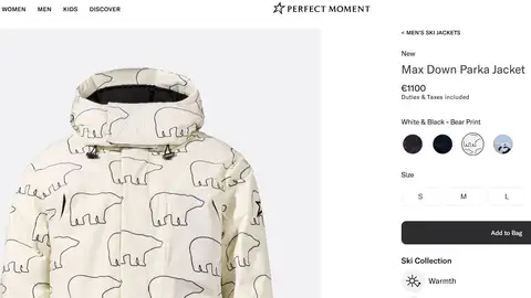 Parka Max Down de Perfect Moment Parka Max Down de Perfect Moment