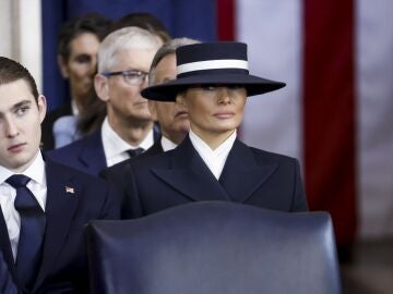 El sombrero de Melania Trump