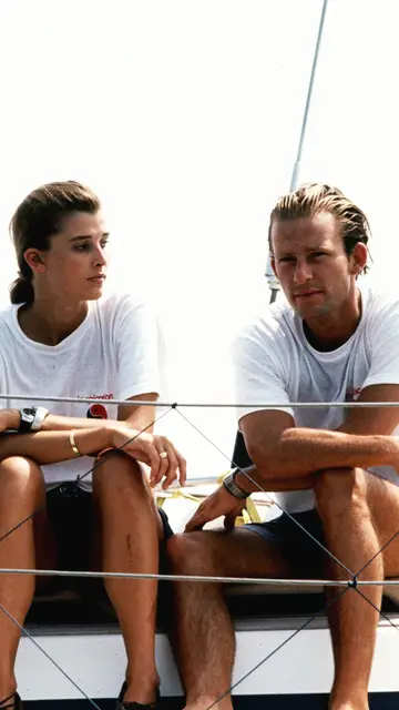 Kyril de Bulgaria y Rosario Nadal en unas vacaciones en Mallorca, en 1990 Kyril de Bulgaria y Rosario Nadal en unas vacaciones en Mallorca, en 1990