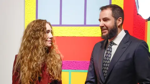 Borja Thyssen y Blanca Cuesta, en un acto en Madrid Borja Thyssen y Blanca Cuesta, en un acto en Madrid