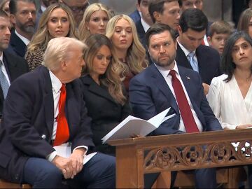 Donald Trump en la Iglesia de Washington