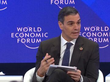 Pedro Sánchez en Davos