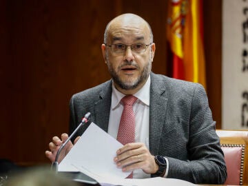 El director de gabinete de la Vicepresidencia Primera, Carlos Moreno, en el Senado