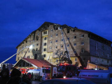 Incendio estación de esquí en Turquía