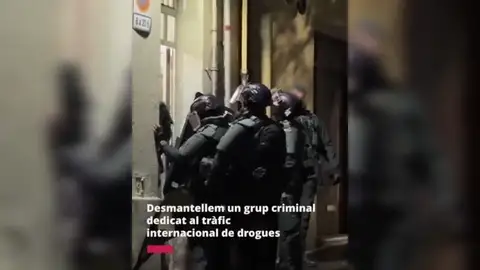 Desarticulada en Barcelona una banda internacional dedicada al tráfico de drogas con once detenidos Desarticulada en Barcelona una banda internacional dedicada al tráfico de drogas con once detenidos