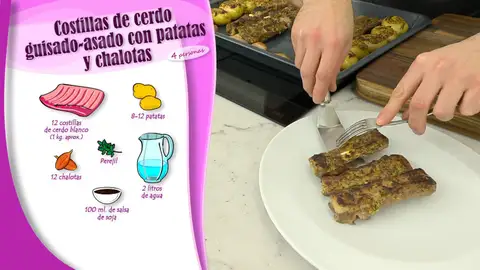 Ingredientes Costillas de cerdo guisado-asado Ingredientes Costillas de cerdo guisado-asado