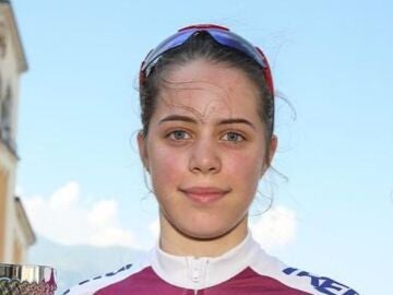 La ciclista de 19 años Sara Piffer