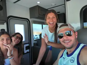 "Hoy vamos a conocer el Gran Cañón": los Sánchez Saborido, listos para su nueva aventura "Hoy vamos a conocer el Gran Cañón": los Sánchez Saborido, listos para su nueva aventura