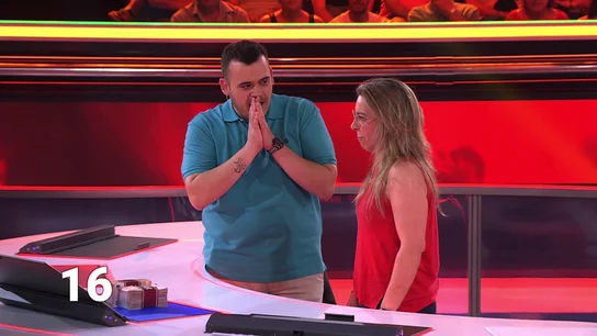 Ángel y Esperanza, concursantes de Atrapa un millón Ángel y Esperanza, concursantes de Atrapa un millón