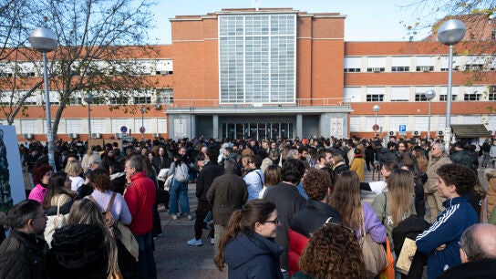 Imagen de archivo de la entrada a la prueba convocada por el Ministerio de Sanidad para acceder a las plazas ofertadas de Formaci&oacute;n Sanitaria Especializada.