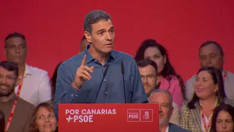 Sánchez en Congreso Regional del PSOE en Canarias Sánchez en Congreso Regional del PSOE en Canarias