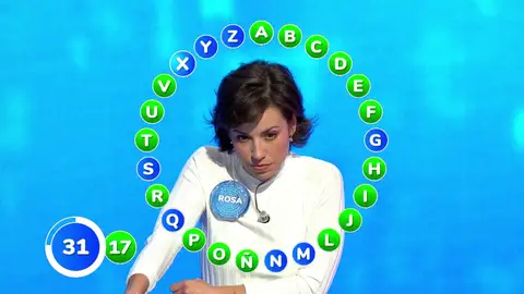 ¡Empate en el Rosco! Manu y Rosa se quedan a tan solo tres letras de 1.150.000 euros ¡Empate en el Rosco! Manu y Rosa se quedan a tan solo tres letras de 1.150.000 euros