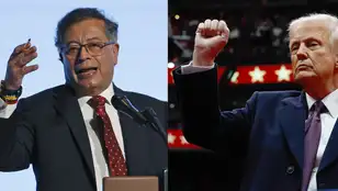 Gustavo Petro y Donald Trump