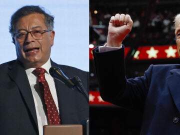 Gustavo Petro y Donald Trump