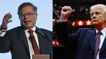 Gustavo Petro y Donald Trump Gustavo Petro y Donald Trump