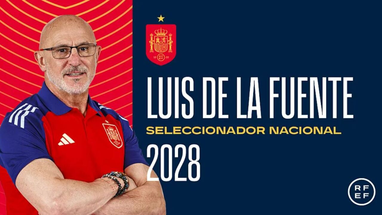 OFICIAL: Luis de la Fuente renueva como seleccionador español hasta 2028