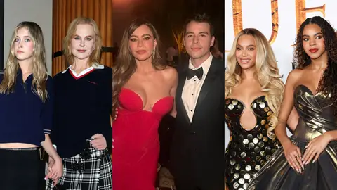 Sunday y Nicole Kidman, Sofía y Manolo Vergara, Beyoncé y Blue Ivy Carter Sunday y Nicole Kidman, Sofía y Manolo Vergara, Beyoncé y Blue Ivy Carter