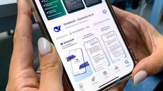 la aplicaci&oacute;n de DeepSeek