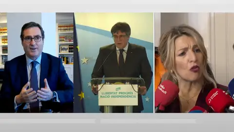 Antonio Garamendi en Espejo Público. Antonio Garamendi en Espejo Público.
