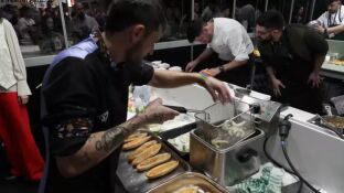 Concurso dl mejor bocadillo de Espa&ntilde;a en Madrid Fusi&oacute;n