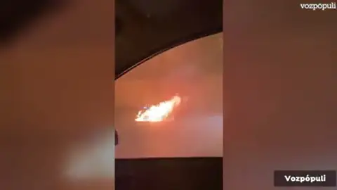 Un incendio en un túnel de la M-40 causa grandes retenciones en la circulación en Madrid Un incendio en un túnel de la M-40 causa grandes retenciones en la circulación en Madrid