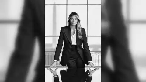 Foto oficial primera dama Melania Trump 2025 Foto oficial primera dama Melania Trump 2025