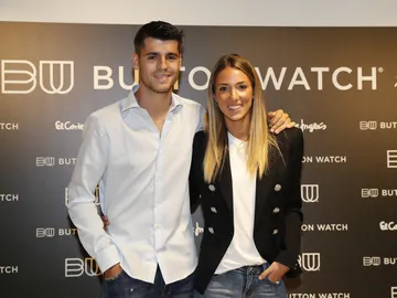 Álvaro Morata y Alice Campello en una foto de 2019 Álvaro Morata y Alice Campello en una foto de 2019