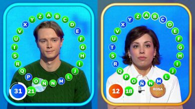 ¡Igualdad al máximo! Rosa y Manu mantienen su puesto intacto en Pasapalabra