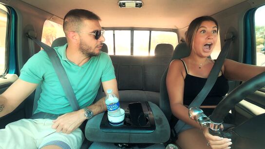&ldquo;Nunca imagin&eacute; que fuese as&iacute;&rdquo;: Daniela conduce por primera vez&hellip; &iexcl;en los Estados Unidos!