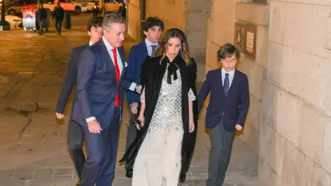 Ana Aznar con Alejandro Agag y sus hijos Ana Aznar con Alejandro Agag y sus hijos