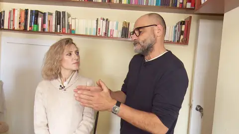 Raúl García en Espejo Público. Raúl García en Espejo Público.