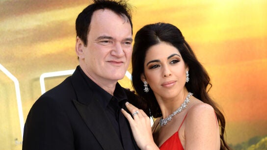 Quentin Tarantino con su mujer Daniella Pick