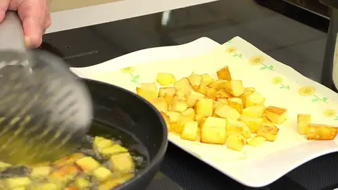 Fríelas hasta que se hagan por dentro Fríelas hasta que se hagan por dentro