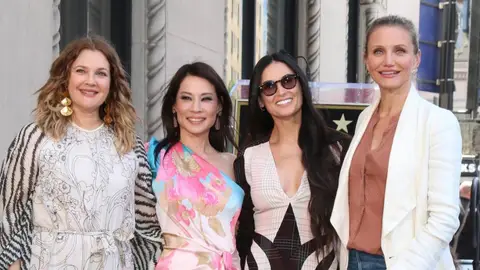 Cameron Diaz, Drew Barrymore, Lucy Liu y Demi Moore Cameron Diaz, Drew Barrymore, Lucy Liu y Demi Moore