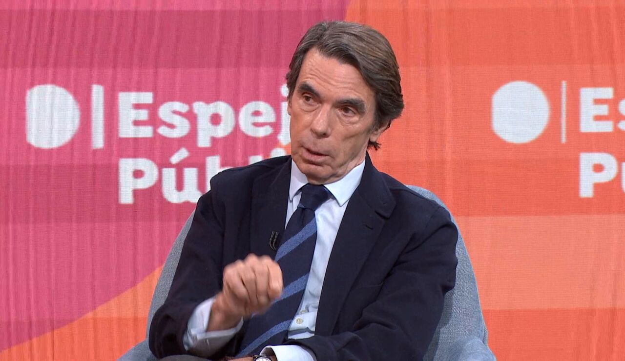 Jos&eacute; Mar&iacute;a Aznar en Espejo P&uacute;blico