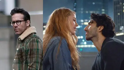 Ryan Reynolds, Blake Lively y Justin Baldoni Ryan Reynolds, Blake Lively y Justin Baldoni