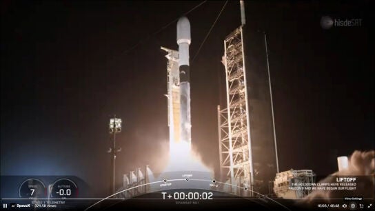 Un sat&eacute;lite espa&ntilde;ol en el espacio.