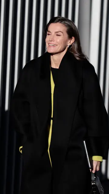 La reina Letizia de camino a la sede central de la Asociación Española contra el Cáncer en Madrid La reina Letizia de camino a la sede central de la Asociación Española contra el Cáncer en Madrid