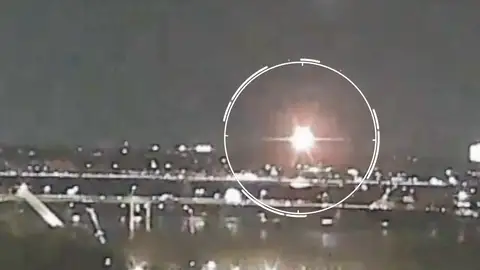 El momento del accidente El momento del accidente