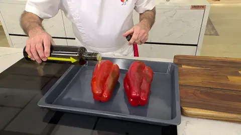 Colócalos sobre una bandeja de horno Colócalos sobre una bandeja de horno