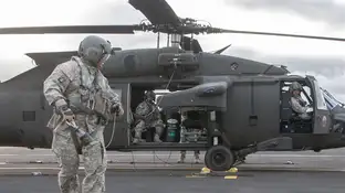 Un Black Hawk del Ejército de EEUU Un Black Hawk del Ejército de EEUU